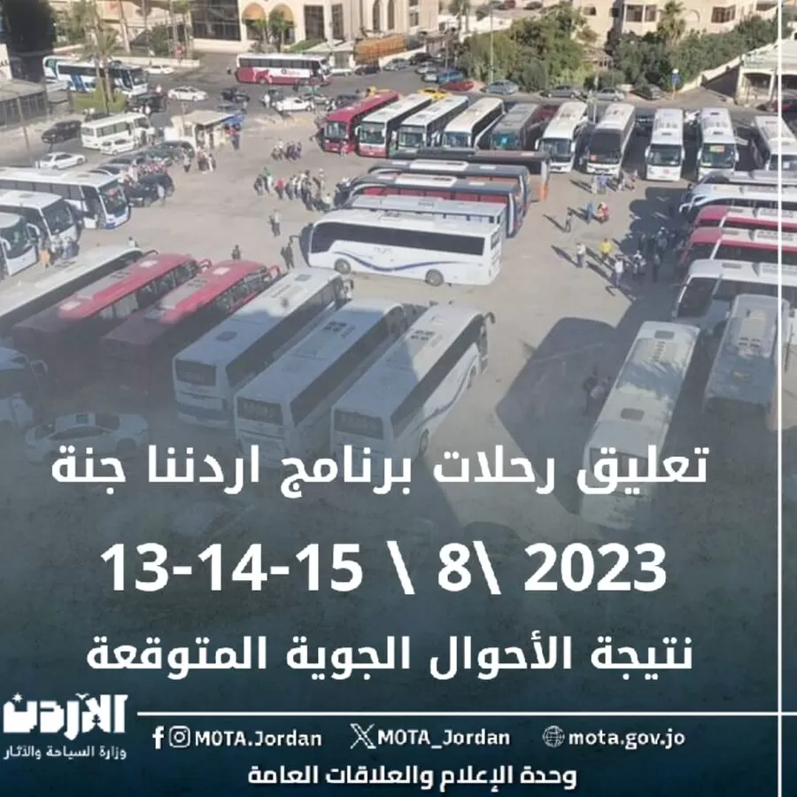 مدار الساعة, أخبار السياحة في الأردن,وزارة السياحة والآثار,درجات الحرارة