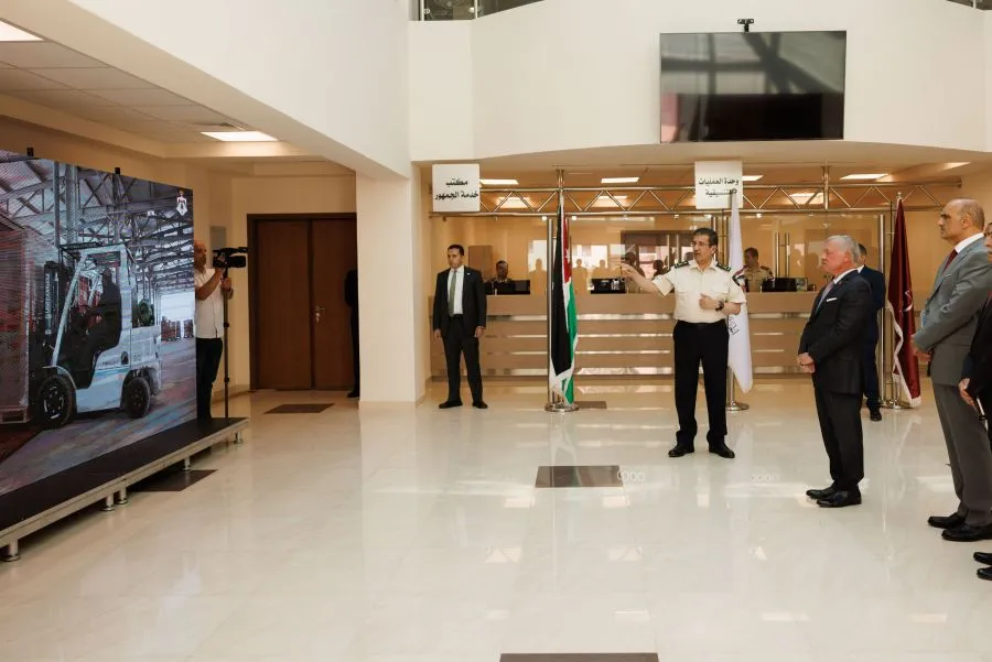 مدار الساعة,أخبار الأردن,اخبار الاردن,الملك عبدالله الثاني,الجمارك الأردنية,مركز جمرك عمان الجديد,الماضونة
