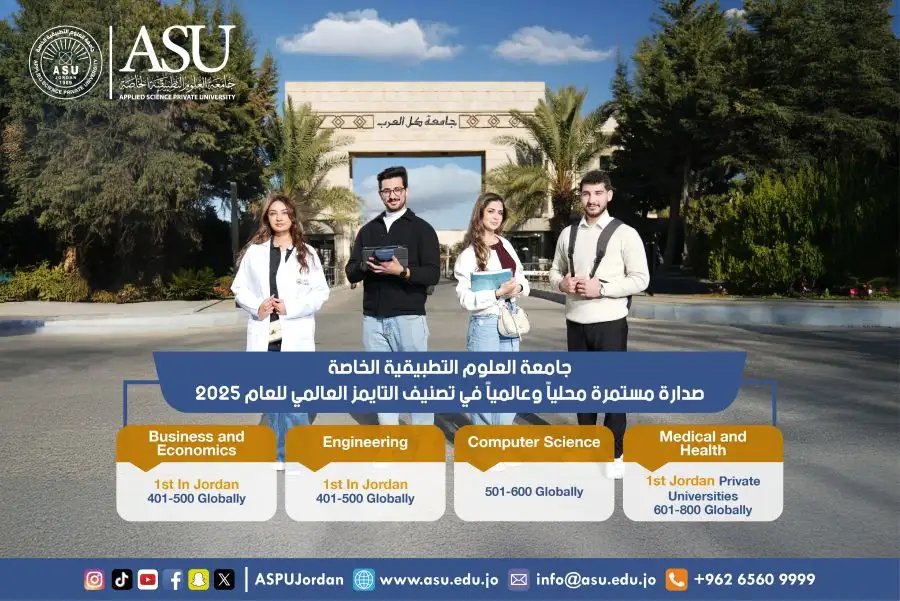 مدار الساعة,أخبار الجامعات الأردنية,جامعة العلوم التطبيقية