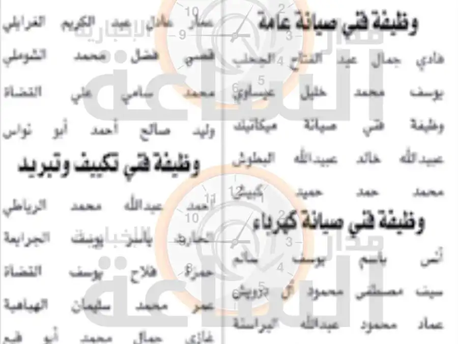 مدار الساعة,وظائف شاغرة في الأردن,هيئة الخدمة والإدارة العامة