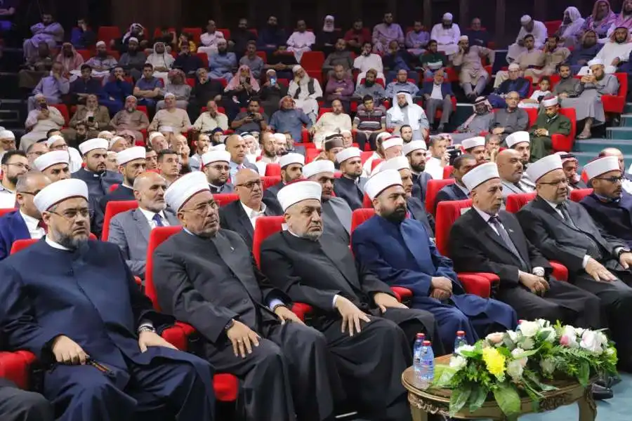 مدار الساعة,مناسبات أردنية,وزير الأوقاف والشؤون والمقدسات الإسلامية,الدكتور محمد الخلايلة,إمام الحضرة الهاشمية,الملك عبدالله الثاني,محمد الخلايلة,الملك المؤسس,عبدالله بن الحسين,الحسين بن عبدالله الثاني,ولي العهد,مفتي عام المملكة,رأس السنة الهجرية,المجلس القضائي