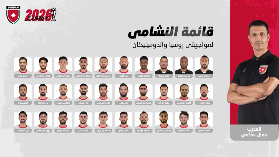 مدار الساعة,أخبار رياضية,كأس العالم,المنتخب الوطني,منتخب النشامى,يزن العرب,موسى التعمري,علي علوان,يزن النعيمات