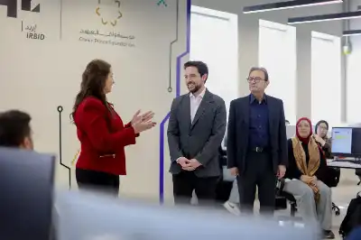 ولي العهد يفتتح مركز 42 إربد