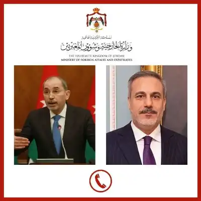 الأردن وتركيا يبحثان الاوضاع في غزة