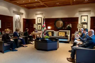 الملك يستقبل وزيرة الخارجية السويدية