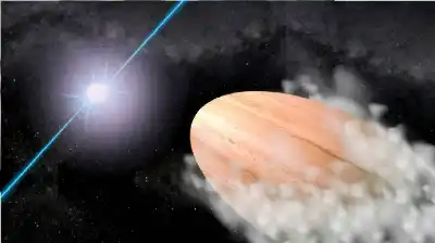 كوكب الأرملة السوداء: يدور حول نجم