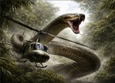 أفعى الـ 15 مترا: لغز وحش