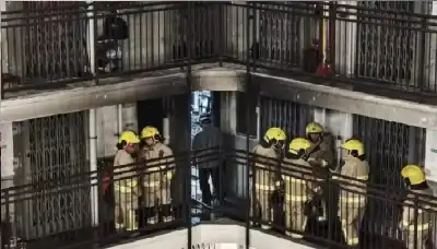 إخلاء 150 شخصا إثر حريق في