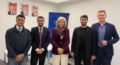 العين هيفاء النجار تزور مكتب مؤسسة