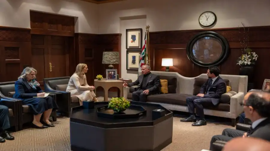 مدار الساعة,أخبار الأردن,اخبار الاردن,نائب رئيس الوزراء,وزير الخارجية وشؤون المغتربين,ولي العهد,الاتحاد الأوروبي,رئيس الوزراء,أيمن الصفدي,الضفة الغربية,قصر الحسينية