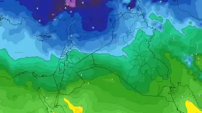 الأردن: منخفض جوي شتوي يؤثر على