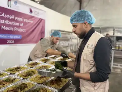 الهيئة الخيرية الهاشمية والهلال الأحمر القطري