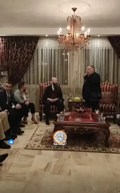 السفير الأمريكي في مضارب العجارمة