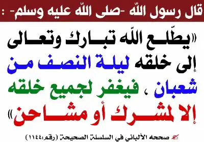 المشاحن الذي يحرم المغفرة في ليلة