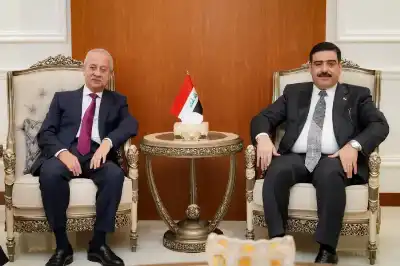 الجغبير يلتقي وزير التجارة العراقي