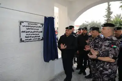 المعايطة يفتتح مبنى مركز أمن المدينة
