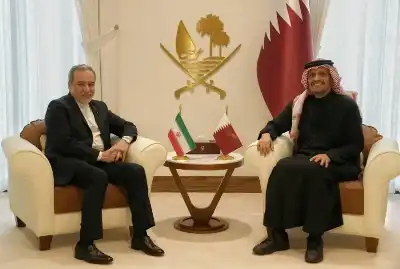 رئيس الوزراء القطري ووزير خارجية إيران