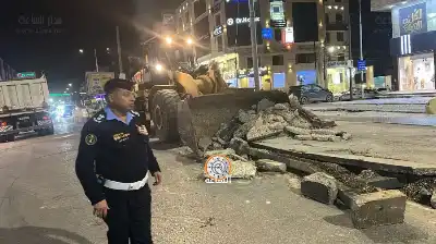 بلدية اربد تباشر حلولا مرورية بتوسعة