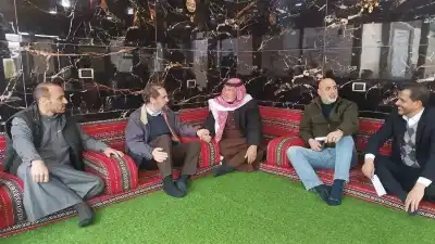 الأمير مرعد بن رعد يزور مصابين