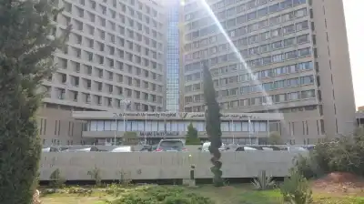 تصاعد دخان في مستشفى الملك عبد