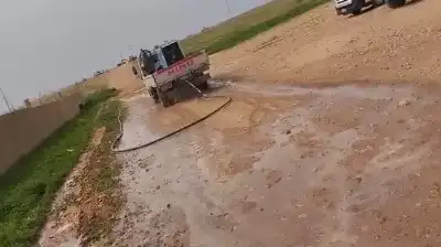 المياه تضبط اعتداءات على خطوط مياه