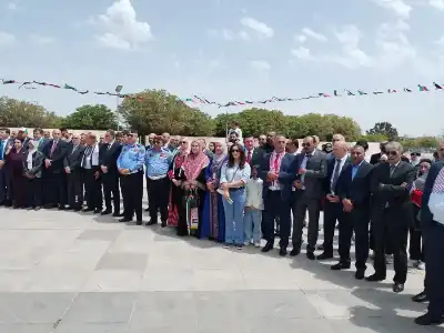 إربد تتجمل بيوم العلم (صور وفيديوهات)