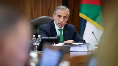 جعفر حسان يستقبل الرئيس الفنلندي