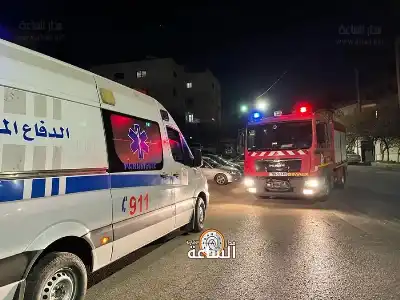 حريق في خزانات زيوت معدنية في