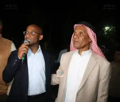 الصقور يزفون فرج المصالحة (صور)