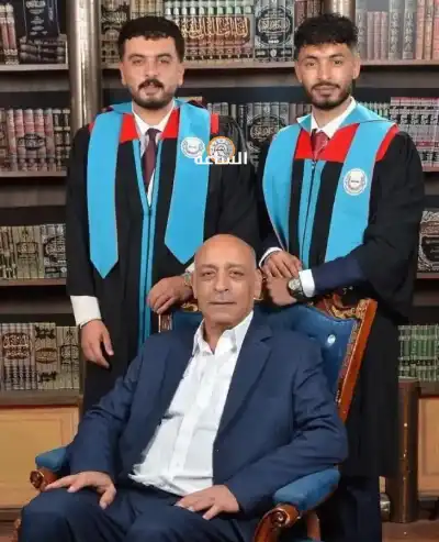 الشقيقان حمزة وزيد الصقور.. مبارك التخرج
