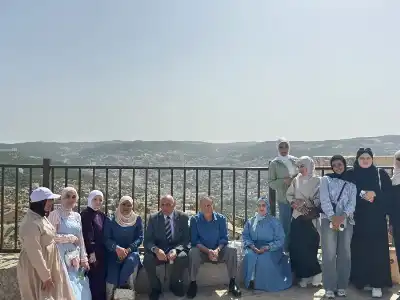 طلبة قسم التاريخ في جامعة عجلون