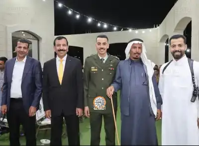 آلاف المهنئين للملازم سيف الدين الخلايلة