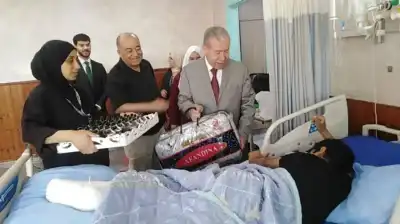 الشلول يتفقد العمل في مستشفى المقاصد