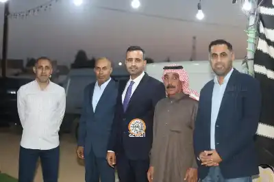 الدخيل يقيمون مأدبة عشاء بزفاف أحمد