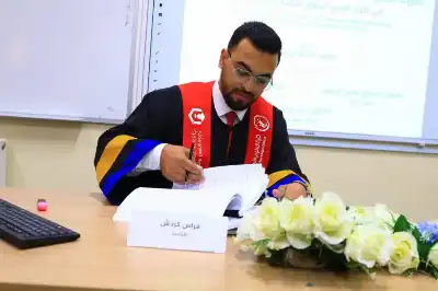 الماجستير بتقدير امتياز لـ فراس كردش