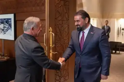 الملك يستقبل رئيس مجلس النواب العراقي