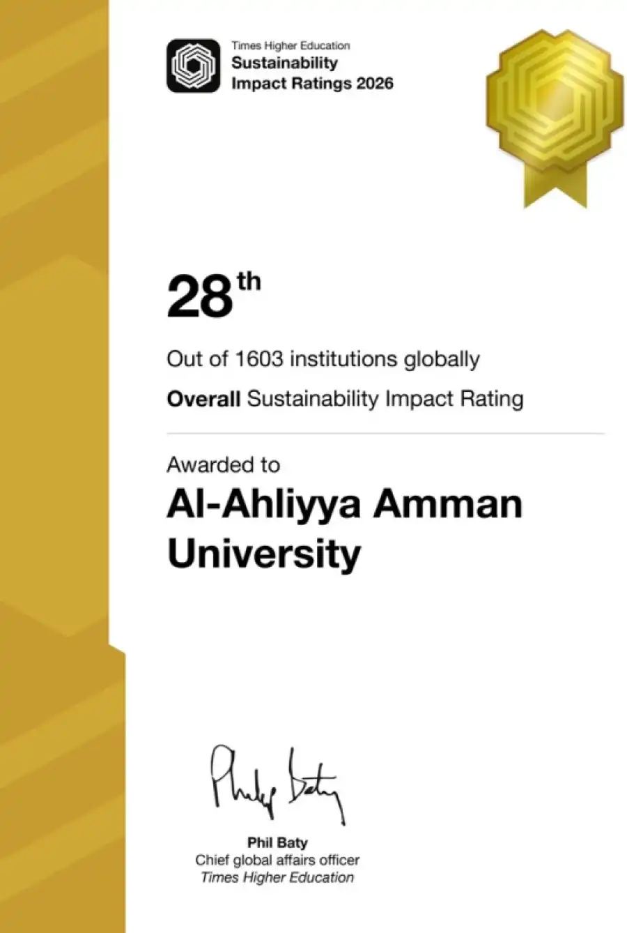 مدار الساعة,أخبار الجامعات الأردنية,جامعة عمان الأهلية,التنمية المستدامة