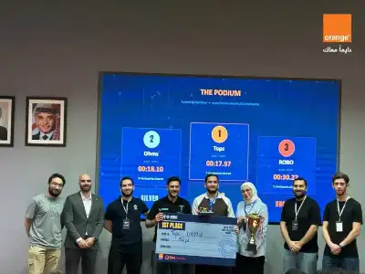 أورنج الأردن ترعى Robots Line Follower