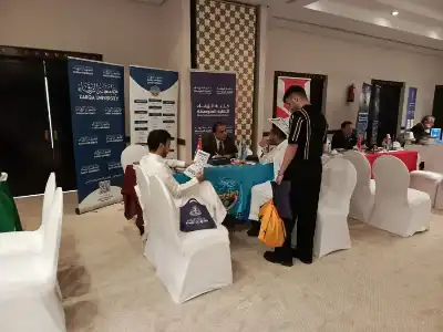 جامعة الزرقاء تشارك في معرض EXPERT