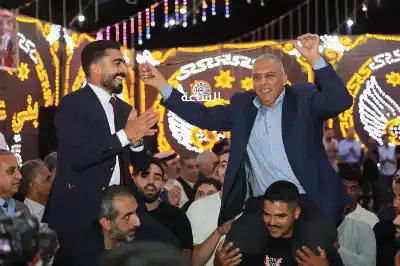 كمال الشراب يحتفل بتخرج نجله غازي