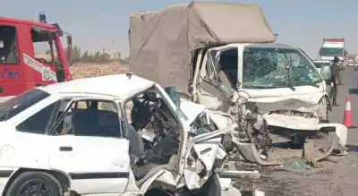 المفرق: وفاتان و3 إصابات بحادث تصادم