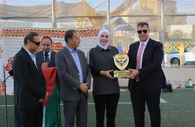 عبيدات يرعى افتتاح أكاديمية الرفيد لكرة