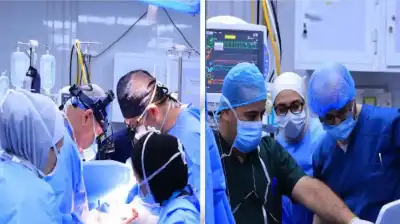 استغرقت 7 ساعات .. فريق طبي