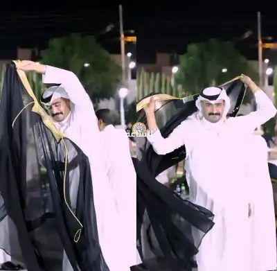 أحمد المرشد المشاقبة يستقبل المهنئين بزفاف