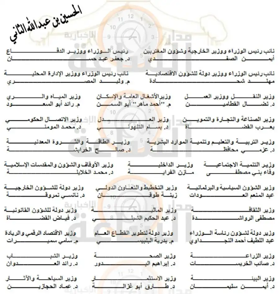 مدار الساعة,أخبار الأردن,اخبار الاردن,وزارة التربية,القوات المسلحة,الإرادة الملكية السامية