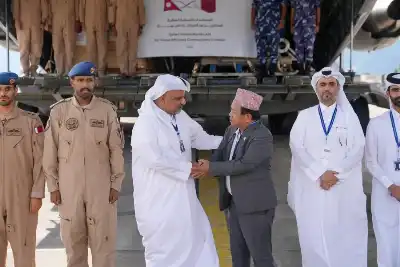 قطر ترسل طائرة مساعدات إنسانية لمتضرري