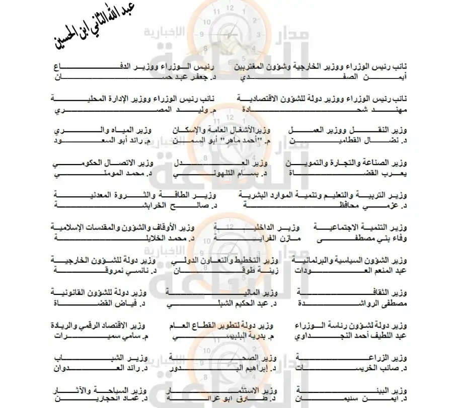 مدار الساعة,أخبار الأردن,اخبار الاردن,أخبار الجامعات الأردنية,الإرادة الملكية السامية