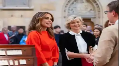 الملكة رانيا تلتقي السيدة الأولى للتشيك