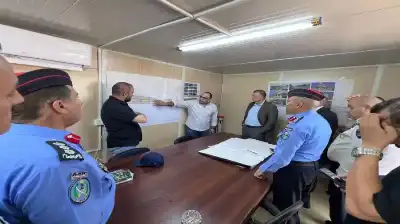 الفراية يتفقد إجراءات العمل في جسر