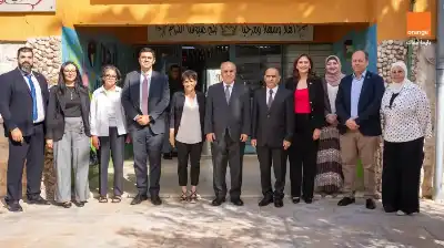 وزير التربية والتعليم والرئيس التنفيذي لأورنج